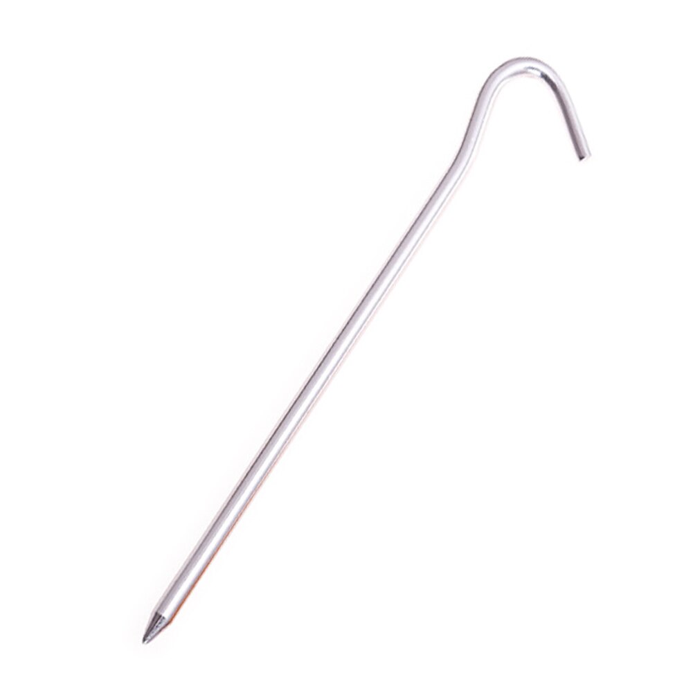 Cheap Goat Tents 10pcs Awning Canopy Tent Nails 18cm Outdoor Aluminium Alloy Nails for Camping Awning Canopy Garden Stakes with Hooks   